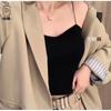 Roupa Íntima Feminina Top Tubo Lindo com Renda na Internet Suporte com Bojo Sem Aro de Aço Algodão Puro Camisola Estudante Anti-deslocamento Leve Camiseta Básica Envolvente para o Peito