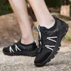 Nuevos zapatos deportivos transpirables de malla con suela blanda para primavera y otoño 2025 para parejas, zapatos casuales para trail running y senderismo para hombres