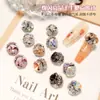 Arte de uñas de alto brillo con pedrería iridiscente multifacética, decoración de dedos DIY de alta calidad, pedrería de forma especial, accesorios de pedrería hechos a mano