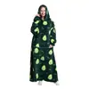 Cobertor Usável para Frio Moletons Cobertor Moletons de Moletom Oversize Grossos Quentes Preguiçosos Moletom Longo