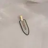 Presilha de cabelo retrô única, doce e legal, para mulheres, presilha simples de alto valor estilo francês para franja, acessório de cabelo de presilha para franja personalizado e estiloso
