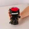 Rosa de Navidad mini flor seca ramo pequeño Día del Maestro enviar a novia cita bolsillo vida eterna flor de jabón venta al por mayor