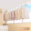 Haste Retrátil para Secar Roupas sem Furar para Varanda Uso Doméstico, Haste Retrátil para Cortina para Secagem, Cabideiro de Aço Inoxidável