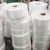Bolsa larga recta de material de tubo de PE de tamaño grande, bolsa plana azul, bolsa de plástico de tubo recto, bolsa de película en rollo, venta al por mayor del fabricante