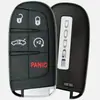Adequado para Chrysler Dodge Challenger 56046759Aa Chave Remota Inteligente (433 Mhz)
