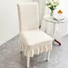 Funda de silla universal para cuatro estaciones para uso en el hogar, respaldo antideslizante todo en uno, funda de silla de comedor integrada, elástica y engrosada