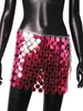 Directo de Fábrica Europeo y Americano Cruzado Amazon nuevo estilo punk sexy toma callejera falda de lentejuelas YY20217