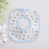 Babero Octagonal para Bebé Personalizado para Recién Nacidos Toalla Resbaladiza Babero de Algodón Impermeable Arroz Resbaladizo Resbaladizo Resbaladizo Broche Personalizado