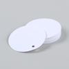 Etiquetas colgantes de PVC de colores personalizadas transparentes, esmeriladas, impermeables y resistentes al plegado, de múltiples especificaciones para ropa, en stock, imprimibles con logo