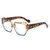 Gafas de sol de mujer transfronterizas europeas y americanas para uñas de arroz, diseño de color en contraste de nicho, gafas de sol de montura gruesa, gafas de sol anti-ultravioleta UV400