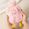 Bolsa de Água Quente de Pelúcia Curta Desenho Animado, Aquecedor de Mão Fofo, Bolsa de Água Quente de Pelúcia, Bolsa de Água Quente Mini de Pelúcia