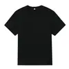 Camiseta básica de manga curta 170g de algodão puro de peso pesado da fábrica de origem, embalagem discreta sem abrir, distribuição com proteção de privacidade, dropshipping de peça única