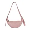 Bolsa pequena de chifre para exportação de excesso de estoque 2026, bolsa de bolinho, bolsa de ombro única transversal, bolsa casual para axila com design retrô