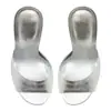 Sandalias de Moda de Verano con Tacón Alto y Punta Redonda Stiletto 2024 Europeas y Americanas 12cm Color Clásico Pedido Mujeres