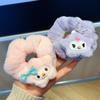Ligas para el Cabello de Peluche de Dibujos Animados de Otoño e Invierno Sanrio, Scrunchies Elegantes, Cuerdas para el Cabello Dulces de Dibujos Animados, Accesorios para el Cabello