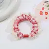 Diadema de Flor de Encaje de Mezclilla para Niñas, Banda Elástica Duradera de Alta Elasticidad para Cola de Caballo, Cuerda para el Cabello
