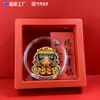 Pegatina Pura de Oro de 2 mg para Teléfono Móvil de Mazu para Viajes Seguros, Protección y Bendiciones de Mazu, Paz y Prosperidad, Regalo Conmemorativo