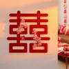Decoración de Habitación de Boda con Juego de Caracteres de Doble Felicidad para Bodas, Pegatinas de Caracteres de Doble Felicidad Grandes y Pequeñas para Decoración de Puertas y Ventanas de Dormitorio