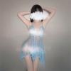 Lencería Straw Girl Falda de Malla de Encaje Traje Tentador Belleza Encaje Tirantes Pijama Sexy 1038