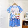 Pijamas de Verano para Niñas del Sudeste Asiático para Niños de Manga Corta Finos 2024 Nuevo Traje de Verano para Niñas Ropa para el Hogar