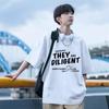 Camiseta Trendy de Manga Corta Estilo Hong Kong para Hombre Verano Holgada Versátil Casual Camiseta de Marca Trendy de Media Manga Camisa Base