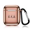 Adecuado para AirPods Apple Audífonos Inalámbricos Bluetooth 2da Generación Cubierta Protectora Antiadherente Gris Ins Lindo Dibujo Animado Trendy