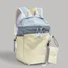 Bolsa de Mujer con Logo Personalizado y Combinación de Colores Exportación Transfronteriza Mochila para Viajar Mochila de Moda con Bloques de Color para el Festival del Bote del Dragón, el Festival de Medio Otoño y el Festival de Primavera