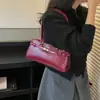 Bolso tipo baguette de platino de un solo hombro de estilo coreano para mujer, nuevo modelo 2026, de alta gama, gran capacidad, adecuado para el uso diario, bolso de axila
