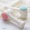 Cepillo de Limpieza Facial de Silicona con Cerdas Suaves, Cepillo de Limpieza de Doble Cara para Eliminar Puntos Negros, Cepillo de Limpieza Profunda de Poros, Cepillo de Limpieza Facial Masajeador