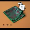 Moda vintage caju pequena flor toalha de bolso terno direto da fábrica toalha de bolso poliéster pequeno quadrado multi-cor opcional
