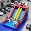 Trampolín Inflable Grande para Exteriores de Fábrica Castillo Inflable Grueso de PVC Castillo Travieso Tobogán Inflable Grande de Spider-man