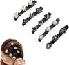 Amazon pasador de pelo pinza para el pelo DIY pinza lateral para flequillo pinza para baby hair pinza para coleta accesorio para el pelo pinza de garra de perla para la parte posterior de la cabeza