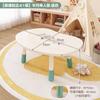 Mesa de Amendoim Infantil Mesa de Aprendizado para Bebês Mesa para Bebês Elevatória Mesa para Jardim de Infância Educação Infantil Mesa para Área de Leitura Infantil