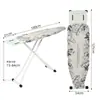Conjunto de Tábua de Passar para Uso Doméstico, Tábua de Passar Dobrável com Almofada Espessa, Tábua de Passar Vertical, Suporte de Tábua de Passar de Mesa Suspenso