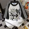 2026 Verano Nuevo Ins Marca de Moda Camiseta de Manga Corta con Tres Rayas Unisex Estilo Universitario Pareja Versátil Top de Moda