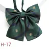 Gravata borboleta estilo colegial JK japonês para mulheres, xadrez, uniforme escolar, laço, camisa de menina, gravata pequena, uniforme acadêmico