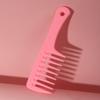 Cross-border grande pente de dentes cacheados pente especial grosso de dentes largos doméstico mulheres cabelo longo fofo portátil de tamanho pequeno pente de cabeleireiro