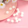 Bola de pelo blanca pura de alta elasticidad 1-3 cm material de relleno para muñeco de peluche de bola de nieve hecho a mano creativo de jardín de infantes diy
