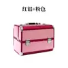 Caja de Maquillaje Portátil de Aleación de Aluminio de Gran Capacidad, Caja para Tatuaje, Arte de Uñas, Extensión de Pestañas y Herramientas de Belleza, Caja de Maquillaje Portátil Multifuncional