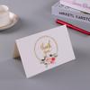 Tarjeta de Felicitación de Vacaciones Spot Día de San Valentín Cumpleaños Mensaje de Bendición Ramo de Flores Tienda Arte Sencilla Tarjeta Pequeña Sobre Venta al por Mayor