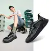 Hongxing Erke Chuanliu 2 Sapatos Casuais Masculinos Verão Tênis de Corrida Pretos Novos Tênis Esportivos Masculinos Sapatos de Pai