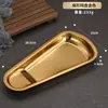 Estilo Coreano Divisor em Forma de Leque de Aço Inoxidável Pinça para Buffet Clip para Pão Bandeja Concha para Sopa Suporte de Armazenamento Prato Plano Prato de Lanche