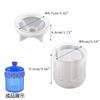 Caixa de armazenamento de carrossel de guirlanda listrada molde de silicone gota de cristal cola de cristal DIY tanque de armazenamento de cristal de fundo plano atacado