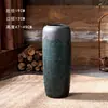 Jarrón Grande de Pie de Cerámica Jingdezhen, Decoración Estilo Wabi-Sabi Vintage Desgastado, Adorno para Arreglo Floral de Estudio de Hotel, Envío Gratis