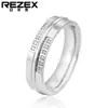Anillo de pareja de moda simple europeo y americano de acero de titanio personalidad anillo de boda coreano anillo de cola única HB045
