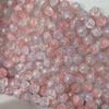 Nuevas cuentas de verano congeladas con grietas, cuentas de vidrio, cuentas redondas de jade con degradado roto, frutas antiguas, joyería artesanal hecha a mano.