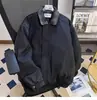 Chaqueta de cuadros patchwork con solapa para hombre transfronteriza, abrigo de trabajo retro holgado para primavera y otoño, chaqueta casual versátil de moda