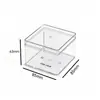 Caja de Plástico para Empaque de Material PS de Grado Alimenticio de Alta Transparencia, Caja para Llevar Postres, Directo del Fabricante, Se Prefiere Compra al Por Mayor, Pedido Mínimo de 10 Piezas