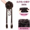 Diadema de Trenza de Boxeo Cabeza de Bola Barba de Dragón Coleta Flor en Brote Cabello Esponjoso Diadema Super Hada Nuevo Chinoiserie Bolsa para el Cabello