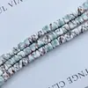 Cuentas cuadradas de cerámica de porcelana azul y blanca para manualidades, cadena tejida con cordón rojo para teléfono móvil, pulsera, collar, accesorios de joyería DIY